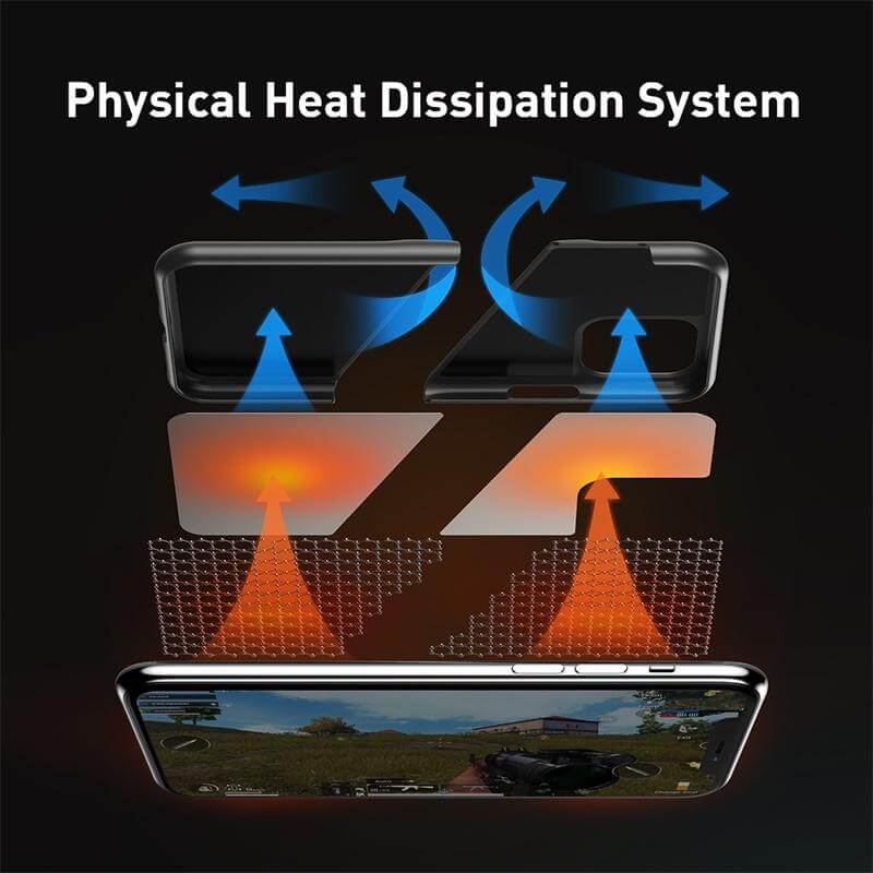 Phone Case Shockproof Graphene Heat Dissipation Stain-Resistant