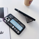 Phone Case Shockproof Hard Shell Built-In Holder
