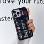 Phone Case Shockproof Hard Shell Built-In Holder