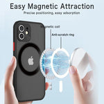 Phone Case Shockproof Soft Silicone Magnetic Attachment