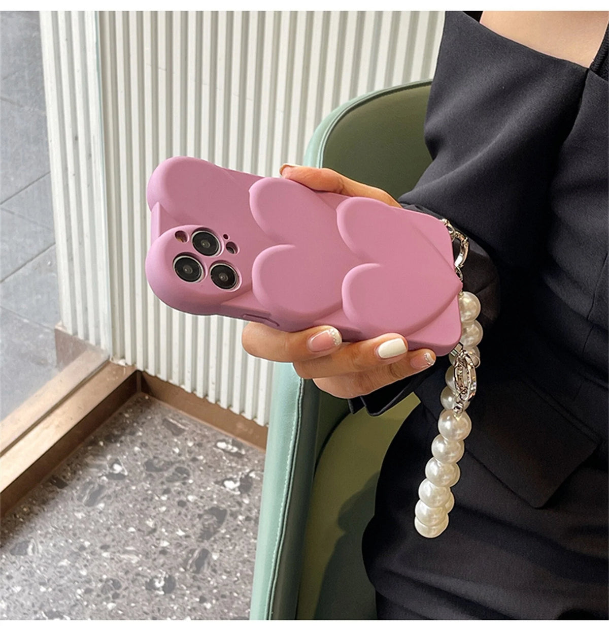 Phone Case Silicone Bracelet Design Anti-Scratch Dustproof