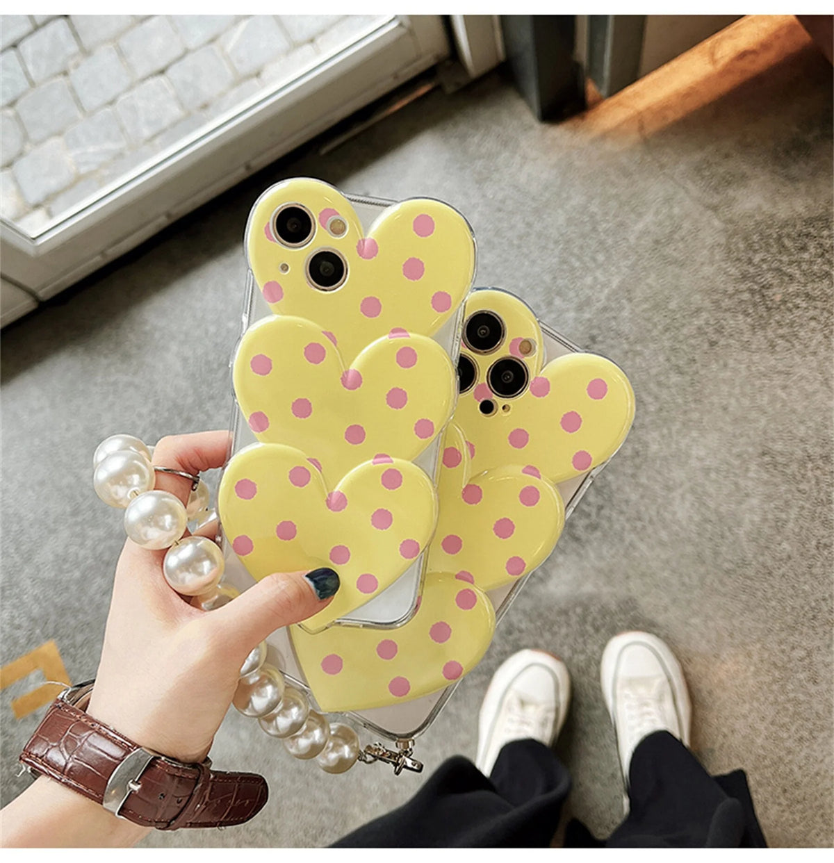 Phone Case Silicone Bracelet Design Anti-Scratch Dustproof