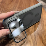 Phone Case Sliding Camera Cover Magnetic Back Built-In Stand