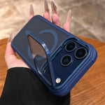 Phone Case Sliding Camera Cover Magnetic Back Built-In Stand