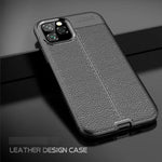 Phone Case Slim Leather & Silicone Shockproof Protection