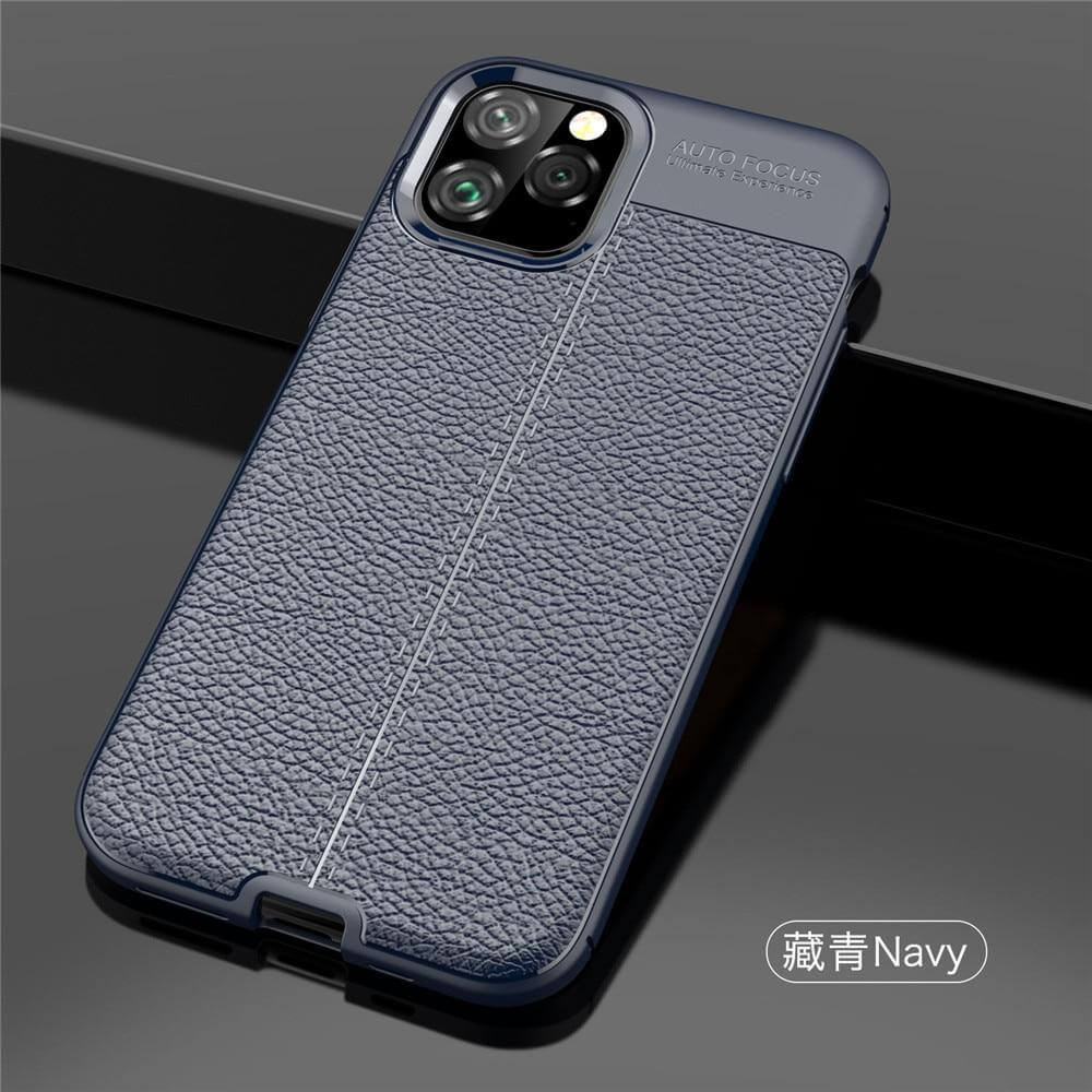 Phone Case Slim Leather & Silicone Shockproof Protection