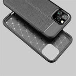 Phone Case Slim Leather & Silicone Shockproof Protection