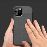 Phone Case Slim Leather & Silicone Shockproof Protection