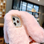 Phone Case Soft Plush Bunny Non-Slip Scratch-Resistant