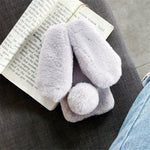 Phone Case Soft Plush Bunny Non-Slip Scratch-Resistant
