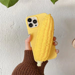 Phone Case Soft Silicone 3D Banana Design Full Coverage Protection