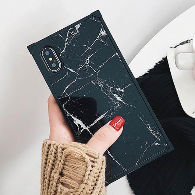 Phone Case Soft TPU Marble Print Shock-Resistant Protection