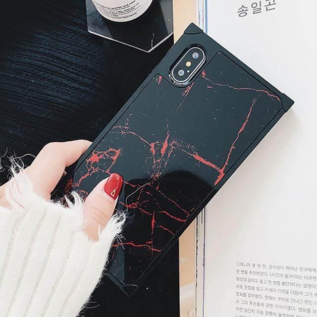 Phone Case Soft TPU Marble Print Shock-Resistant Protection