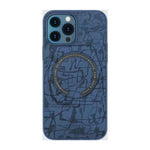 Phone Case Synthetic Leather Magnetic Ring Holder