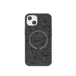 Phone Case Synthetic Leather Magnetic Ring Holder