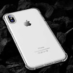 Phone Case TPU Transparent Protective Cover for iPhone X