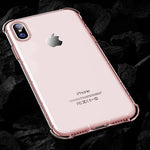 Phone Case TPU Transparent Protective Cover for iPhone X