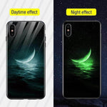 Phone Case Tempered Glass Luminous Patterned Design
