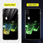 Phone Case Tempered Glass Luminous Patterned Design