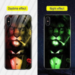 Phone Case Tempered Glass Luminous Patterned Design