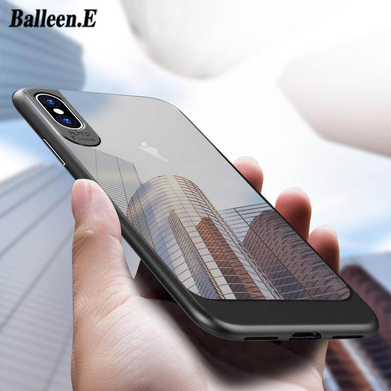 Phone Case Transparent Glossy Dirt-Resistant Full Coverage
