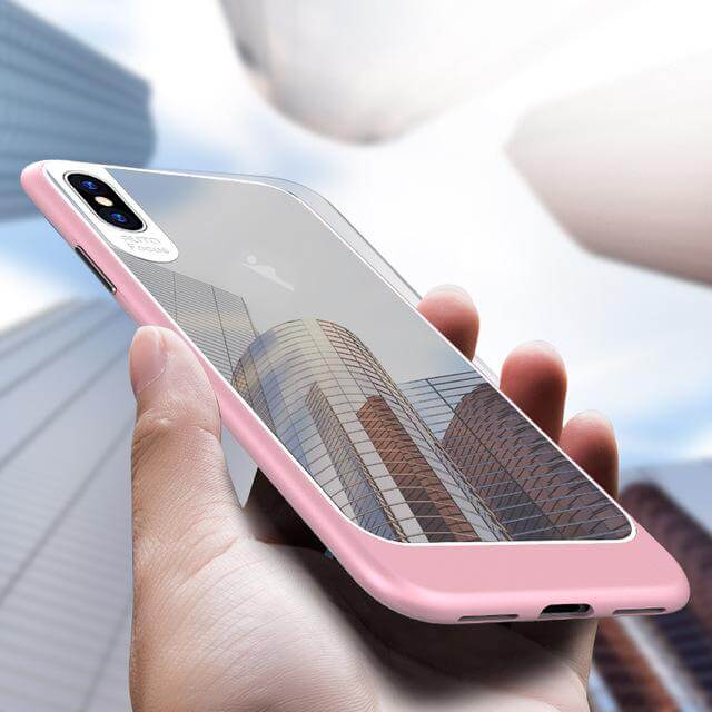 Phone Case Transparent Glossy Dirt-Resistant Full Coverage