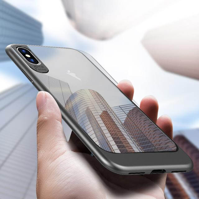 Phone Case Transparent Glossy Dirt-Resistant Full Coverage