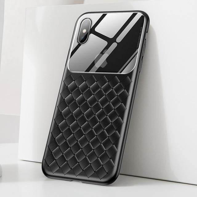 Phone Case Ultra-Thin Woven Grid Pattern