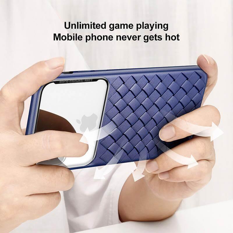 Phone Case Ultra-Thin Woven Grid Pattern