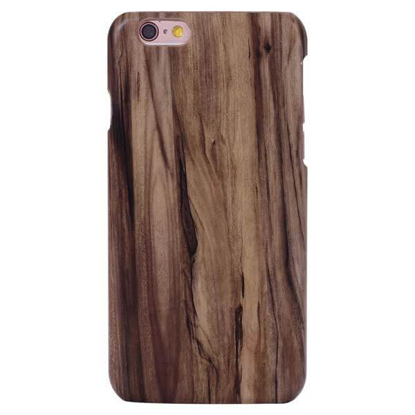 Phone Case Wood Back Slim Dirt-Resistant