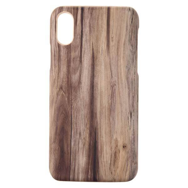 Phone Case Wood Back Slim Dirt-Resistant