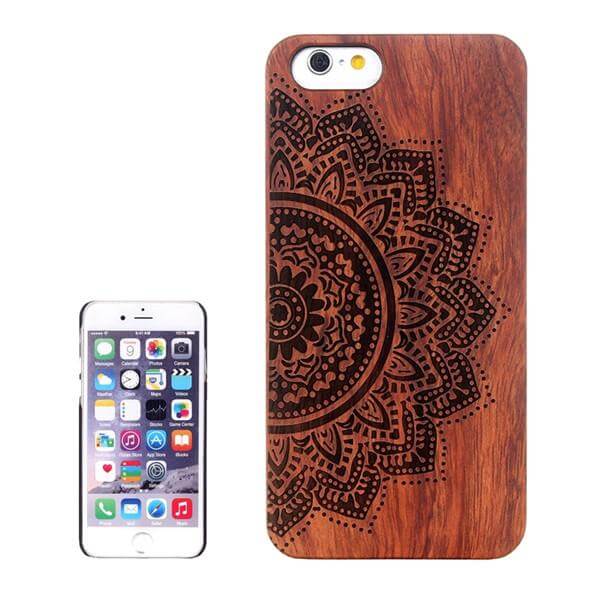 Phone Case Wood & PC Dirt & Impact Resistant