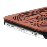 Phone Case Wood & PC Dirt & Impact Resistant
