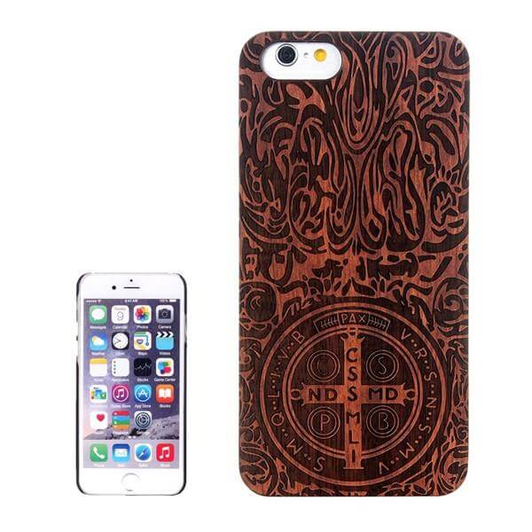 Phone Case Wood & PC Dirt & Impact Resistant