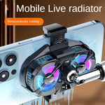 Phone Cooler Dual-Fan Cooling Easy-Attach Design