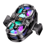 Phone Cooler Dual-Fan Cooling Easy-Attach Design