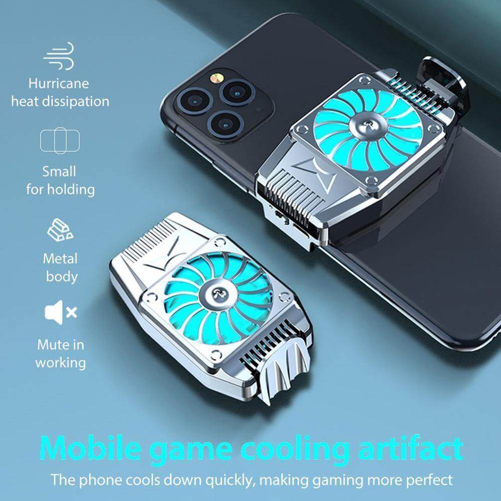 Phone Cooling Fan Clip-On Quiet 5000 RPM