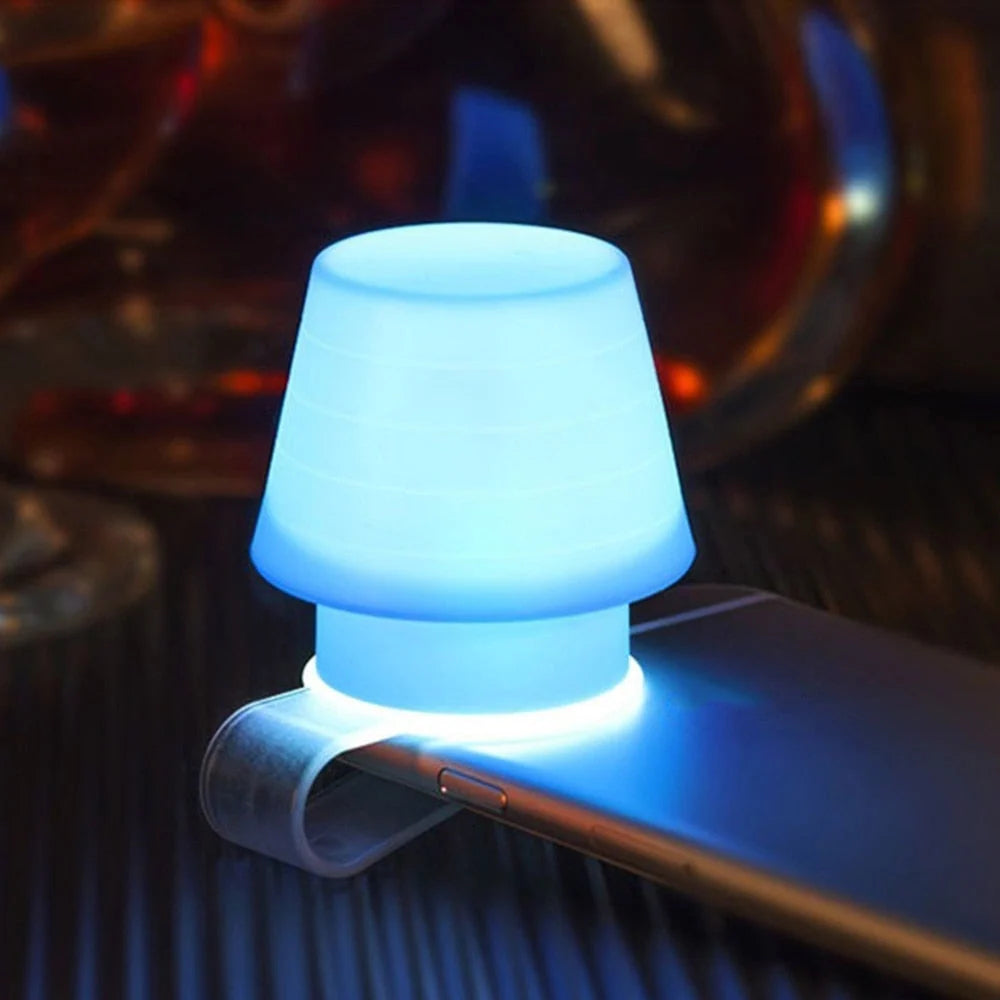 Phone Flashlight Night Light Silica Gel Diffuser