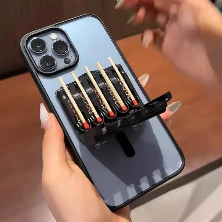 Phone Holder Built-In Match Storage Holds 5 Matches