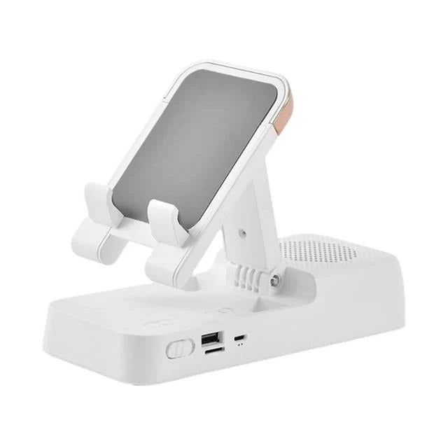 Phone Holder Dock Bluetooth Speaker Adjustable Angle Charging Support
