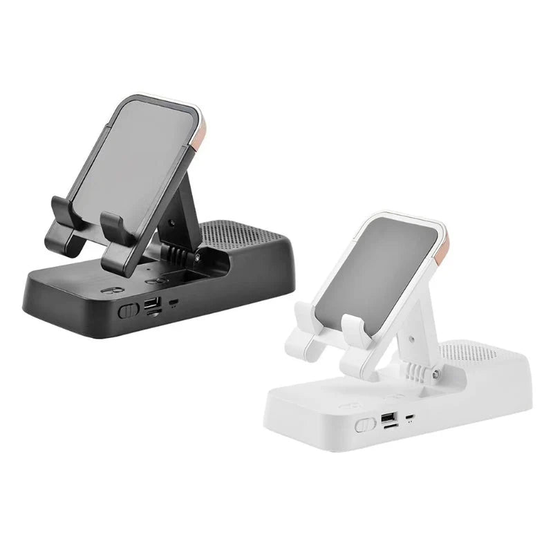 Phone Holder Dock Bluetooth Speaker Adjustable Angle Charging Support