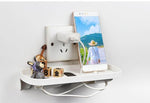 Phone Holder Wall-Mounted Adhesive Cable Storage