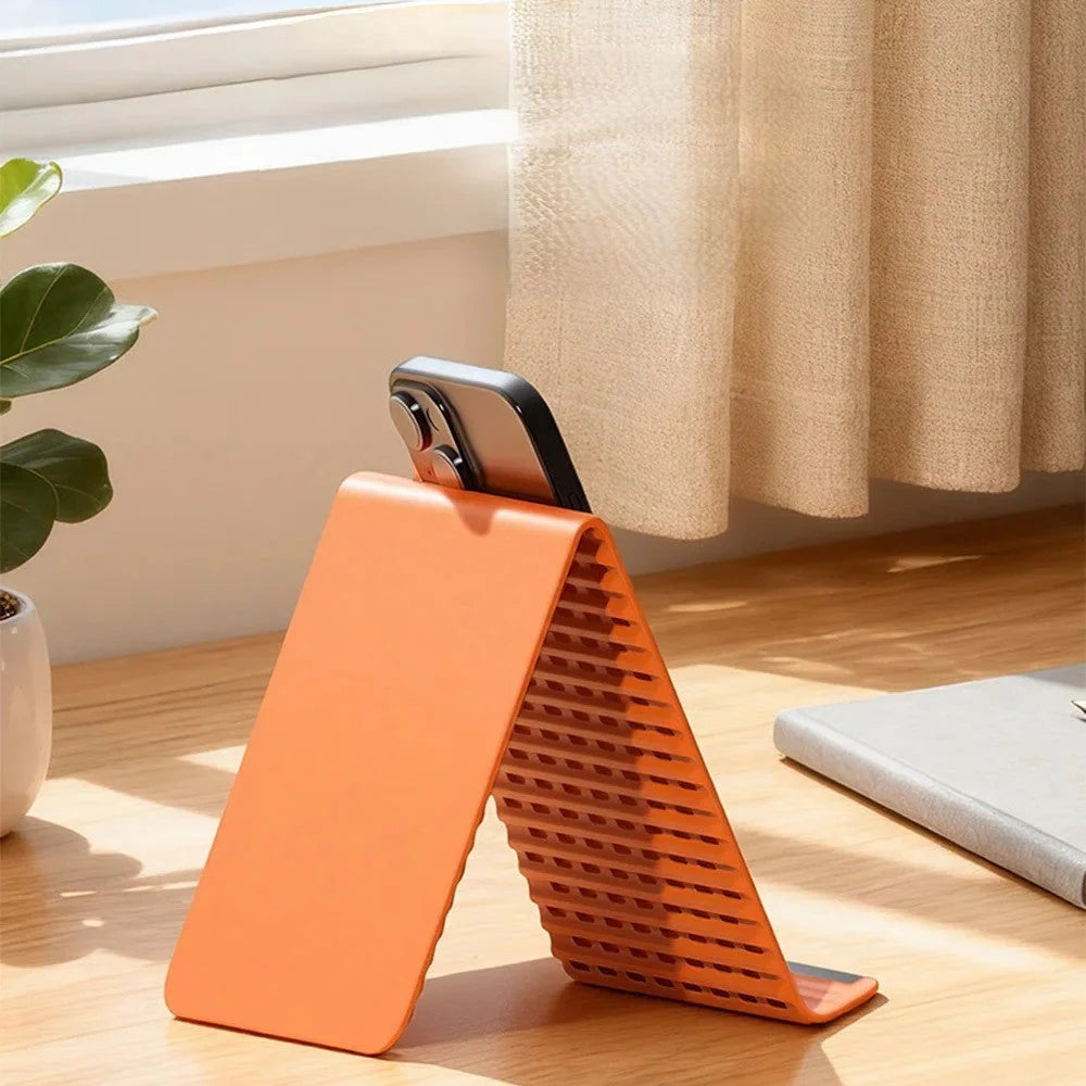 Phone Stand Flexible Silicone Foldable Non-Slip Base