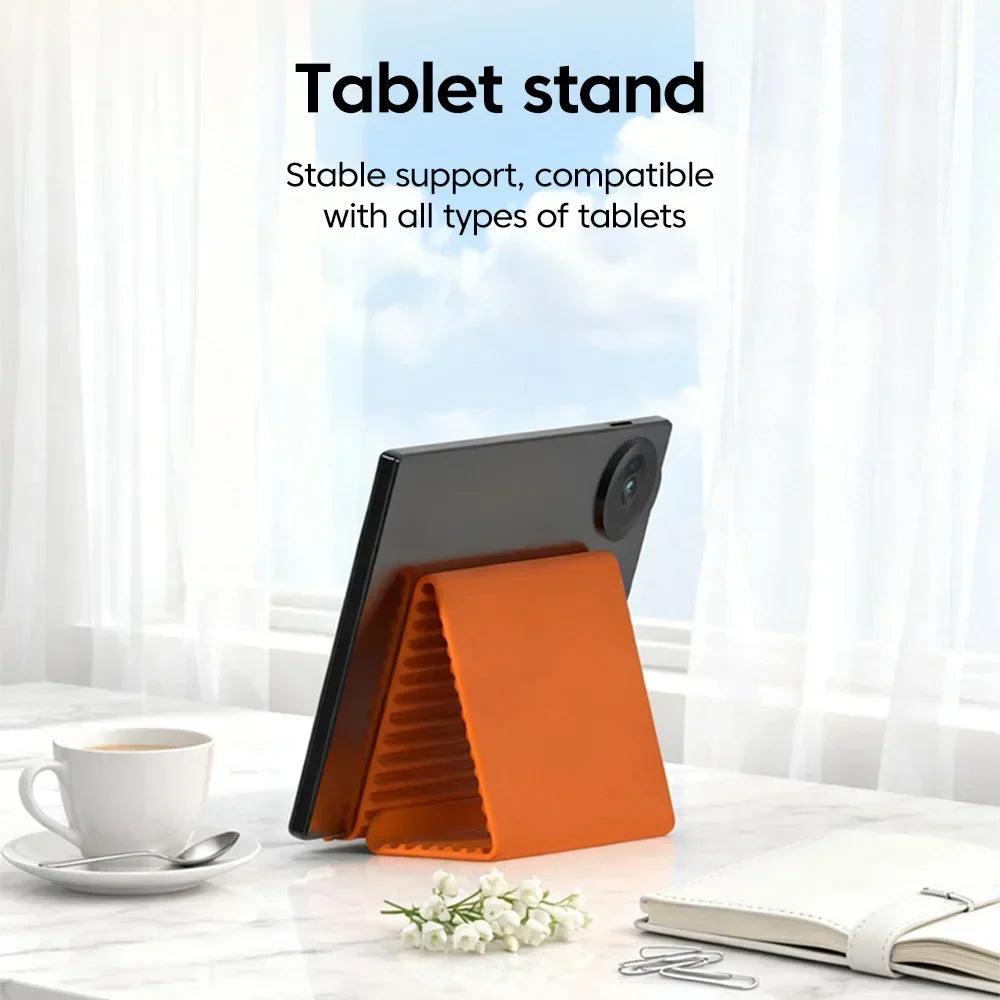 Phone Stand Flexible Silicone Foldable Non-Slip Base