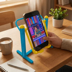 Phone Stand Gym Rack Design Stable Viewing ABS Construction