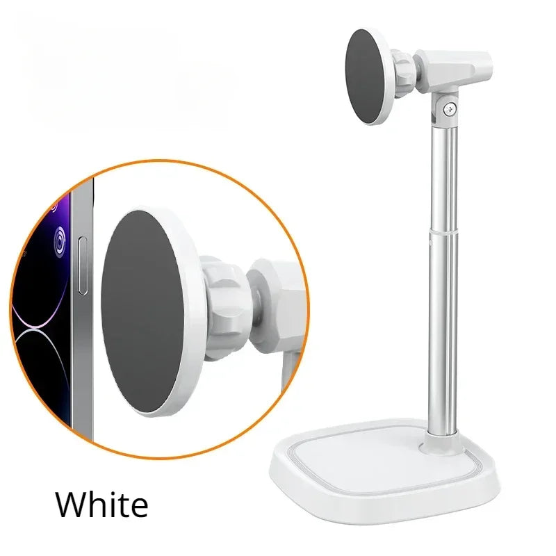 Phone Stand Magnetic Adjustable Height Anti-Slip Base