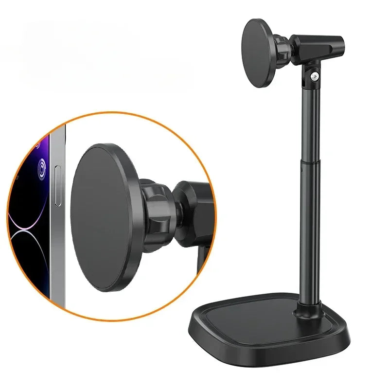 Phone Stand Magnetic Adjustable Height Anti-Slip Base
