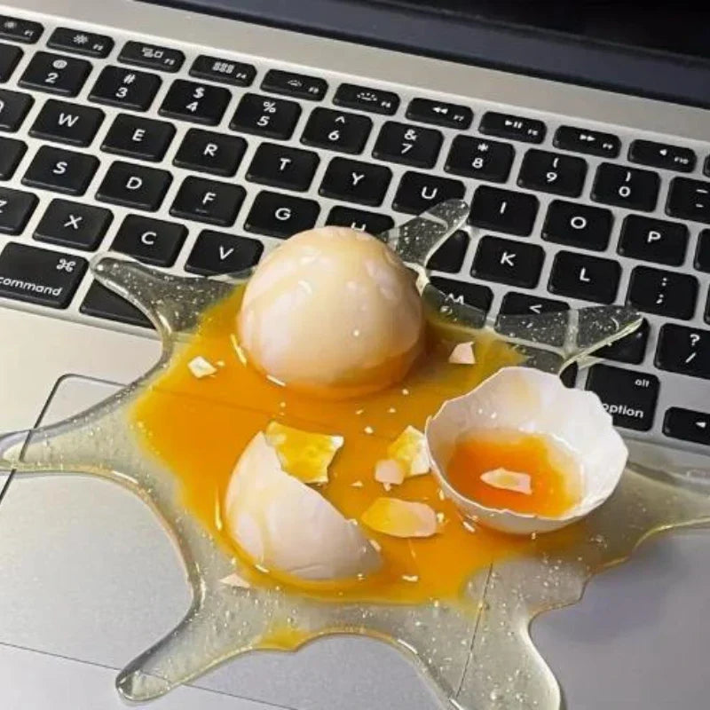 Phone Stand Resin Cracked Egg Design Universal Fit