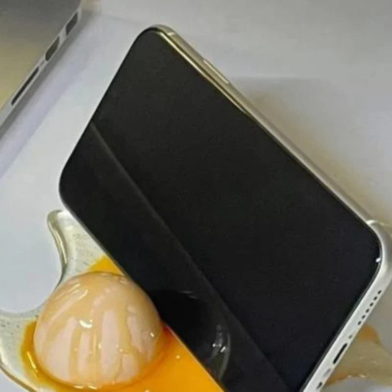 Phone Stand Resin Cracked Egg Design Universal Fit