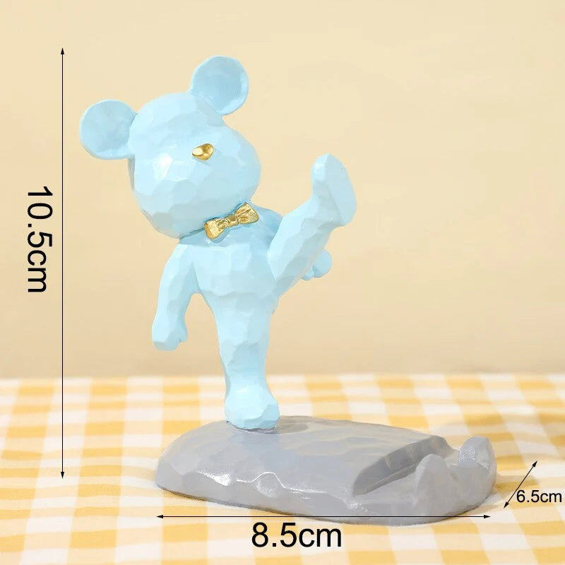 Phone Stand Resin Portable Hands-Free Viewing Mini Desk Surface